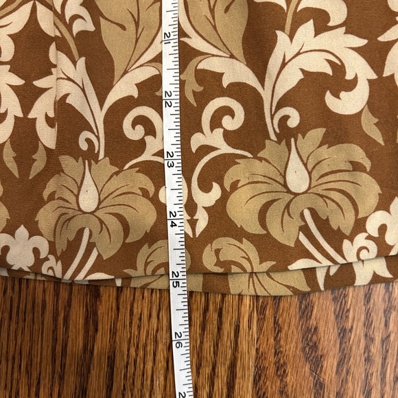 VTG JUNKO SHIMADA awaw floral pleated tuck aline skirt - Picture 8 of 8